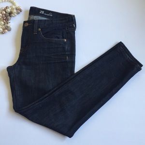 J. Crew Toothpick Ankle Jean 28